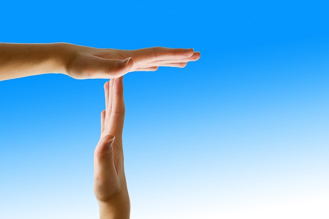 Hands making timeout gesture